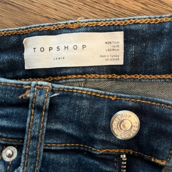 TOPSHOP high waisted Jamie jeans - Picture 2 of 2